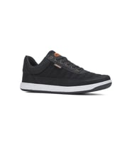 Günlük Erkek Sneaker Bağcıklı Fileli Hava Alabilen Yürüyüş Spor Ayakkabısı 013 (Siyah - Beyaz)