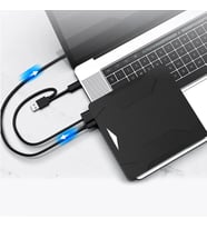 Monozone 5in1 CD Oynatıcı Yazıcı Okuyucu DVD Player Işıklı Okuyucu USB 3.0 Hub External TF SD Kart