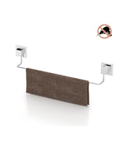 Tekno Tel EF-260 Yapışkanlı Banyo Uzun Havluluk Krom