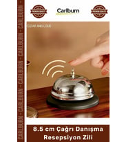 #Zil Gümüş Renk 8.5cm Metal Masa Lobi Otel Ofis Çağrı Servis Danışma Tezgah Resepsiyon Zili