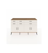 Kronos Konsol 3 Raflı 6 Çekmeceli 4 Kapaklı 176x59x99 Çam-Aytaşı