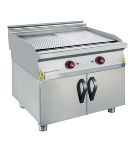 CSA Karacasan 900 Seri Dolaplı 80 cm Elektrikli Yarı Kanallı Izgara(80x90x85Cm)