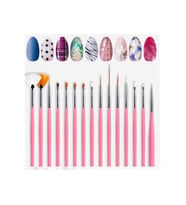 Nail Art 15'li Tırnak Süsleme Fırça Seti