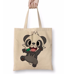 Pokemon Go Pikachu Pancham Bez Çanta Uzun Saplı