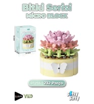Panlos Micro Block Serisi 1255 Çiçek Buketi 232 Parça Oyuncak Yapım Seti FFP-1255