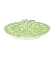 42 CM YUVARLAK POLYCARBONAT TEPSİLİ, 35'Lİ ŞAT SERVİSİ