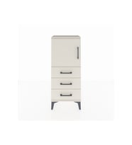 Arges Komodin 2 Raflı 3 Çekmeceli Tek Kapaklı 44x30x106 Aytaşı-Aytaşı