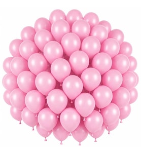 Gül Kurusu Renk Lateks Pastel Balon (30 cm) - 50 Adet