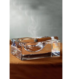 Paşabahçe Nude Glass Kristal Ağır Fumo Cam Puro Küllük 25401
