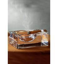 Paşabahçe Nude Glass Kristal Ağır Fumo Cam Puro Küllük 25401