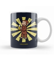 Curious George Retro Japanese Kupa Bardak Porselen