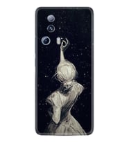 Xiaomi Mi 13 Lite Kılıf Resimli Desenli Baskılı Silikon Star Woman 1332