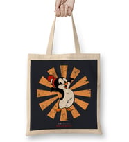 Chilly Willy Retro Japanese Bez Çanta Uzun Saplı