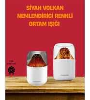 Northcity Alev Efektli Ultrasonik Difüzör - Sessiz Çalışma & Ev Kokusu