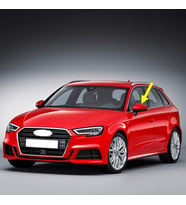 Audi A3 Sportback 2017-2020 Sol Dış Dikiz Ayna Kapağı 8V0857527D