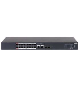 Nif Bilişim Dahua CS4218-16ET-240 16 Port Poe 2 Port Gigabit Uplink 2 Port SFP Combo Yönetilebilir 240W Poe Switch