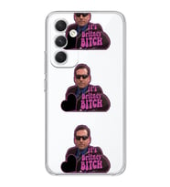 Samsung Galaxy S24 FE Uyumlu Michael Scott The Office Tasarımlı Şeffaf Telefon Kılıfı
