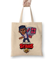Brawl Stars Aslan Dansçı Brock Bez Çanta Uzun Saplı