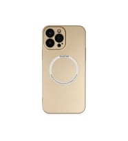 Çınarcık Dev iPhone 14 Pro Max Kılıf Jack Magneticsafe Lens Silikon - Gold