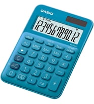 Casio Ms-20Uc-Bu-N-Dc Casio Mini Masa Hesap Makinesi, Mavi