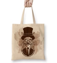 Steampunk Bez Çanta Uzun Saplı