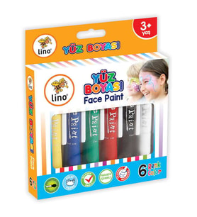 Lino Yüz Boyası 6'Lı(Yıkanabilir) Ln-901