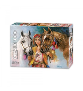 Star Oyun Köylü Kızı 1000 Parça Puzzle