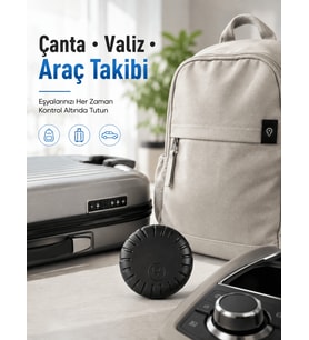 Bluetooth Akıllı Takip Cihazı 2 Yıl Batarya Ömürlü Çocuk Evcil Hayvan Valiz Takip Cihazı