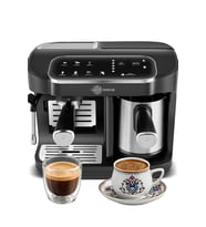 Hatır Perfetto Dijital ve Dokunmatik Ekranlı Çelik Cezveli Espresso ve Türk Kahve Makinesi