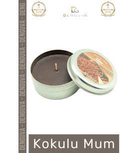 #Mum Dekoratif Hediyelik Şık Modern Tasarım Metal Kutu Kokulu Mum Oda Kokusu 120G Teneke Kutu