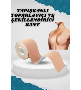 Toparlayıcı Göğüs Bandı Şekillendirici Ten Rengine Uygun Esnek Hassas Ciltlere Uygun