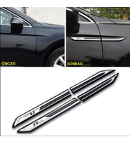 NS Auto VW Passat B8 ABS Krom Çamurluk Çıtası 4 Prç. R Line 2015 ve Üzeri 