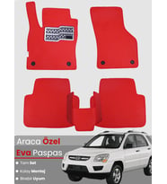 KİA SPORTAGE (2004-2010) Uyumlu EVA Paspas Tam Set–Araca Özel,Kolay Montaj,Su Geçirmez