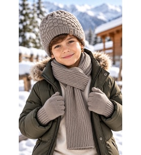 KİTTİ 26180-12 ERKEK 9-15 YAŞ ATKI BERE ELDİVEN SET