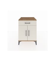 Kronos Komodin Tek Raflı Tek Çekmeceli 2 Kapaklı 60x59x80 Çam-Aytaşı