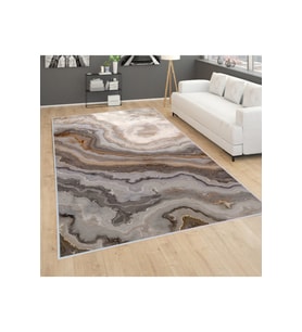 Rovigo Home Dijital Baskı Yıkanabilir Kaymaz Taban Salon Halısı RVG0275 (Kahverengi)