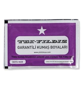 Yıldız Kumaş Boyası Koyu Mor