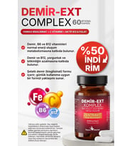 Demir Ext Komplex (Ferroz Bisglisinat) 60 Kapsül / %50 İNDİRİM