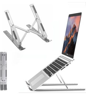 Taşınabilir Laptop Stant Bilgisayar Stant Notebook Stant Tüm Laptoplarla Uyumlu Bilgisayar Standı Taşınabilir Metal Kaymaz Stant Dizüstü Bilgisayar Stantları Stantı