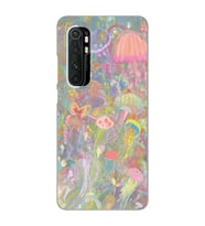 Xiaomi Mi Note 10 LITE Uyumlu Deniz Anası Tasarımlı Şeffaf Telefon Kılıfı