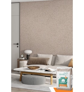 Ventrawall - Krem Renk Dekoratif Duvar Boyası - C05 - 5 KG-16,5m²