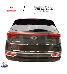 Kia Sportage Krom Bagaj Alt Çıtası 2015 üzeri P. Çelik