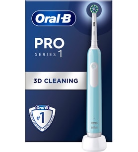 Oral-B Pro Series 1 Mavi Elektrikli Diş Fırçası, 1 Diş Fırçası Başlığı, Braun Tasarımı