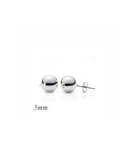 Gümüş Top Küpe - 5 mm CSR2181859