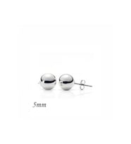 Gümüş Top Küpe - 5 mm CSR2181859