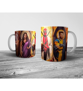 Pixxa Deadpool & Wolverine Marvel Kupa Bardak Model 6