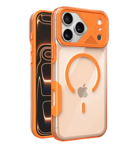 iPhone 17 Pro Max Zinko Magsafe Kapak - Turuncu