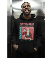 Roronoa Zoro One Piece Baskılı Unisex Oversize Anime Karakter Hoodie