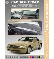 MERCEDES SL R129 (1989-2001) Torpido Örtüsü Premium Kalite Torpido Koruma Özel Kesim UV Koruma