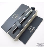 Parker IM Premium Titanyum Zümrüt Roller Kalem  İsme Özel Kalem